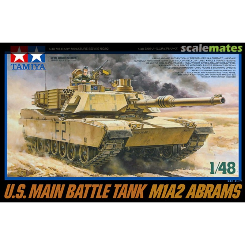 US KPz M1A2 Abrams 1:48, Tamiya