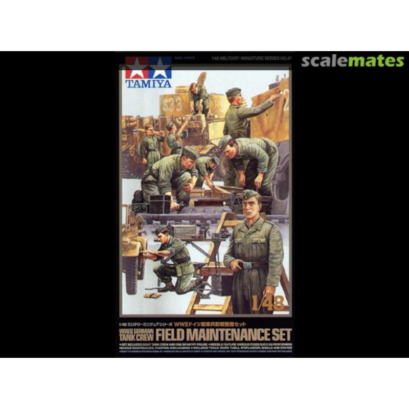 Tank Crew Mainten Set 1:48, Tamiya