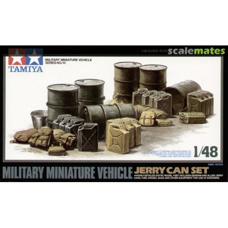 Jerrycan en Olietonnen set 1:48, Tamiya