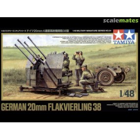German 20MM Flakvierling 1:48, Tamiya