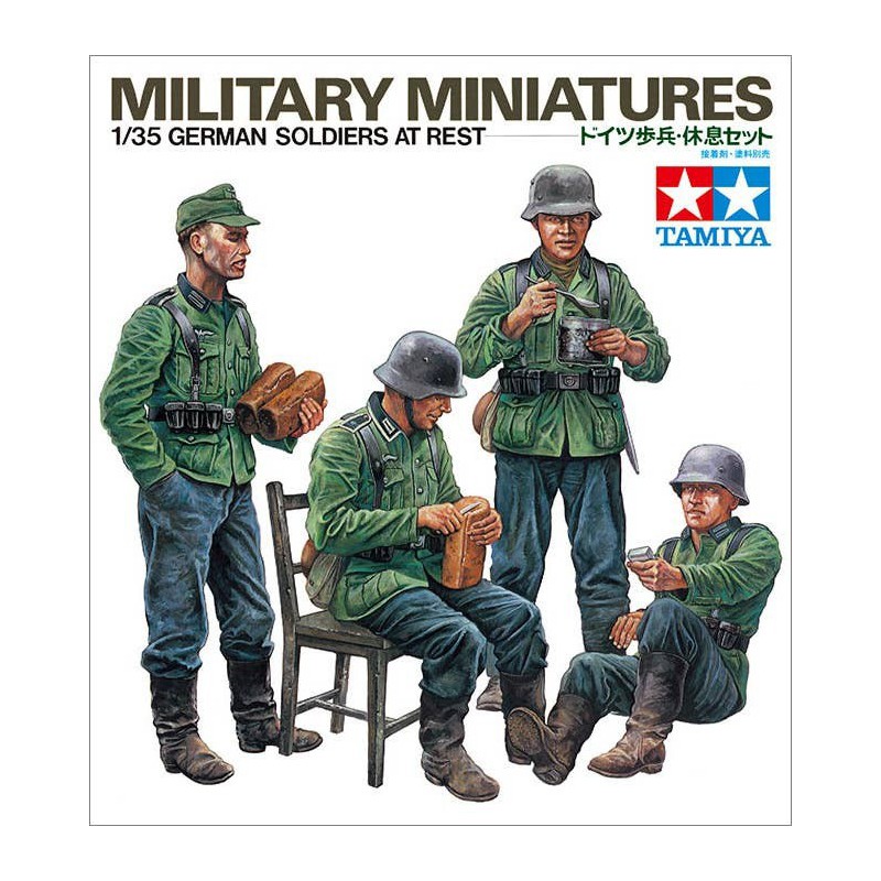 Military Soldiers At Rest 1:35, Tamiya
