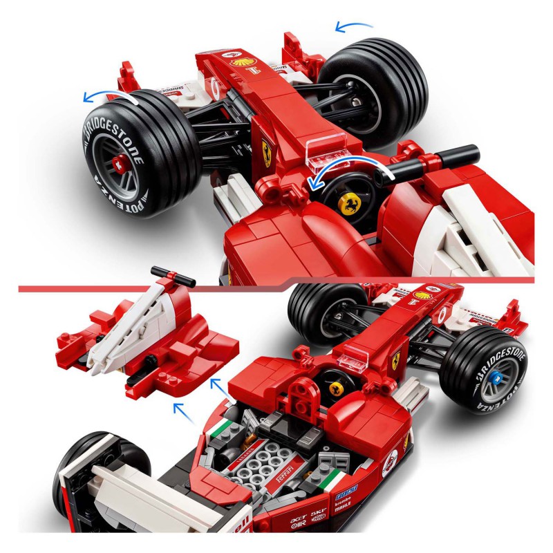 LEGO ICONS - 11375 Ferrari F2004 en Michael Schumacher