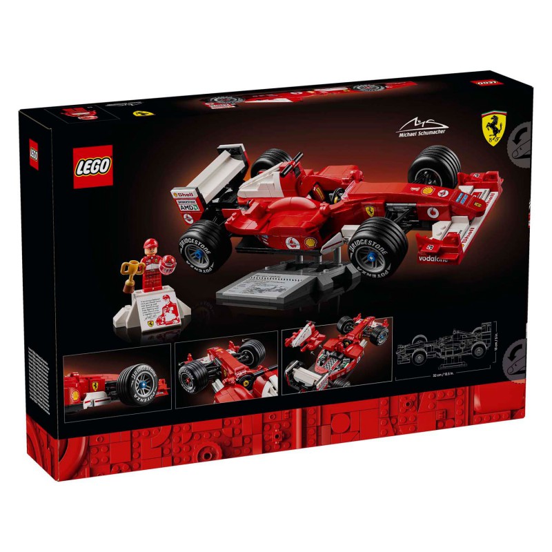 LEGO ICONS - 11375 Ferrari F2004 en Michael Schumacher