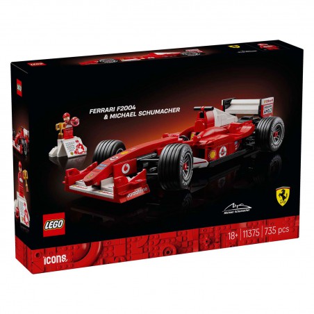 LEGO ICONS - 11375 Ferrari F2004 en Michael Schumacher