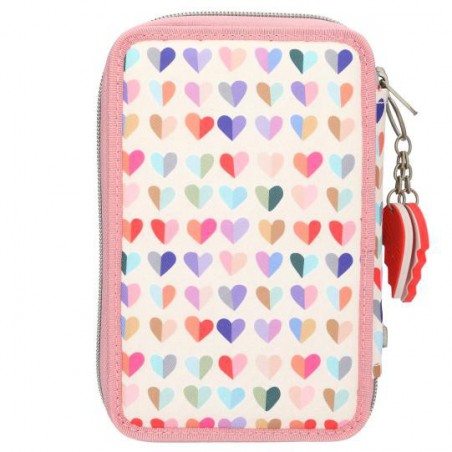 TOPModel 2-vaks etui HEART TO HEART 13708