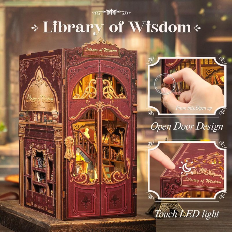 Book Nook Library of Wisdom Cutebee