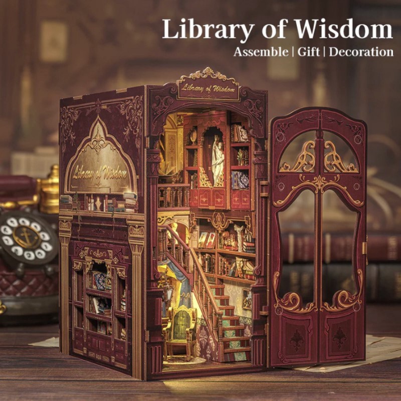 Book Nook Library of Wisdom Cutebee