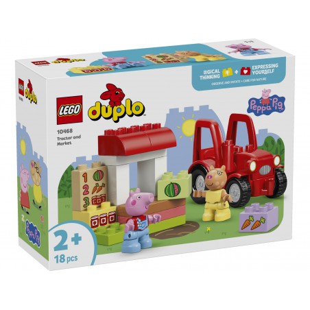 LEGO DUPLO - 10468 Peppa Big tractor en marktkraam