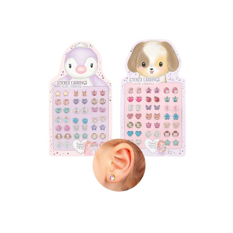 Princess Mimi sticker oorbellen 13568