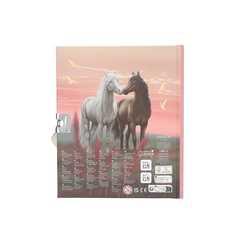 Miss Melody dagboek met stickers 13889