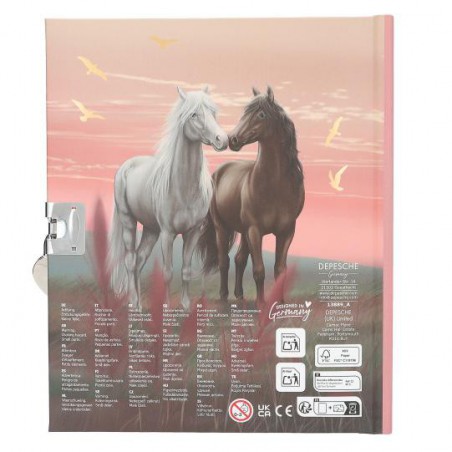 Miss Melody dagboek met stickers 13889