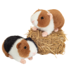 Hermann Teddy  - Lichtbruine en witte cavia, 19 cm