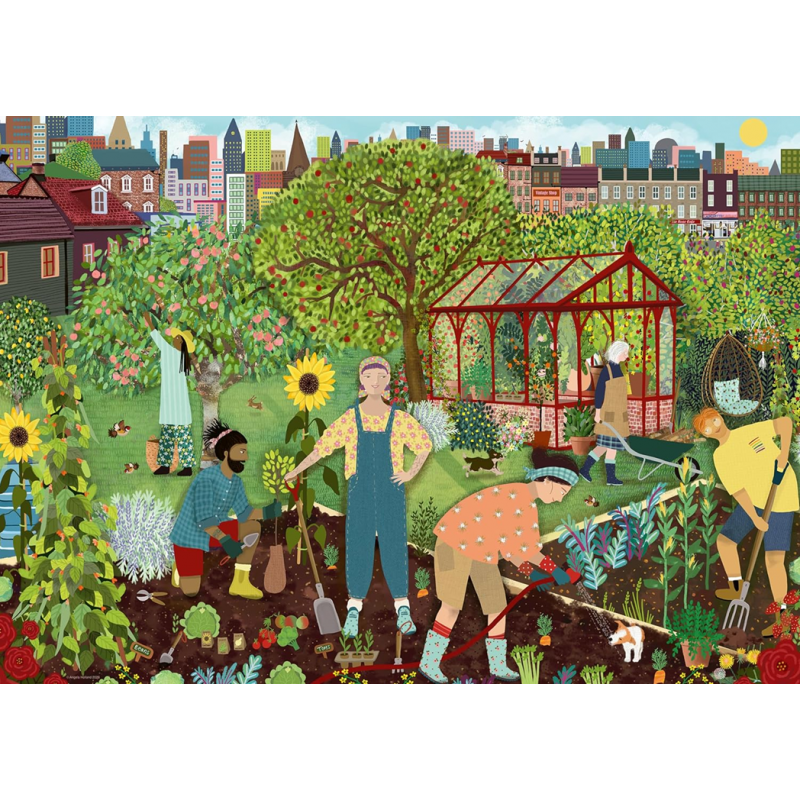1000stukjes puzzel Ravensburger The allotment