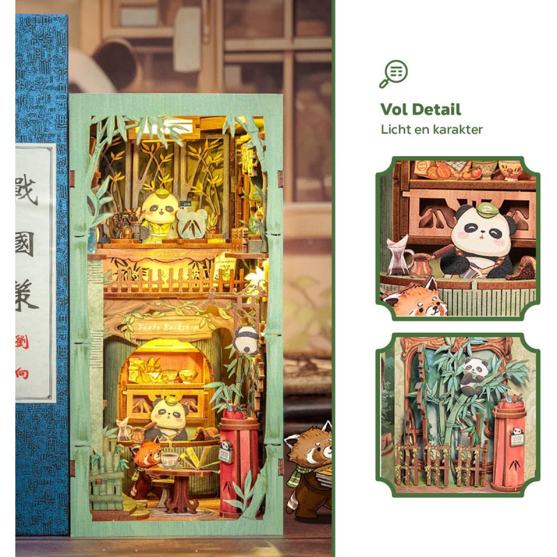 Book Nook Panda Bookshop Cutebee