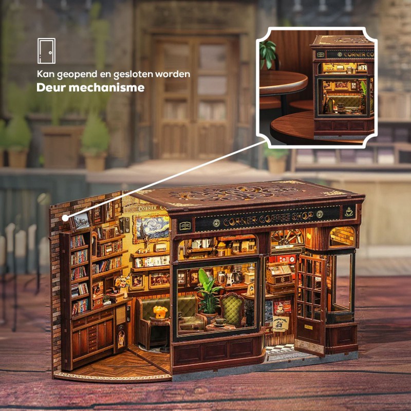 Corner Coffee shop, Cutebee Cutebee diy huisje