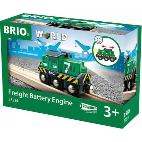 Brio - 33214 Locomotief voor goederentrein op batterijen