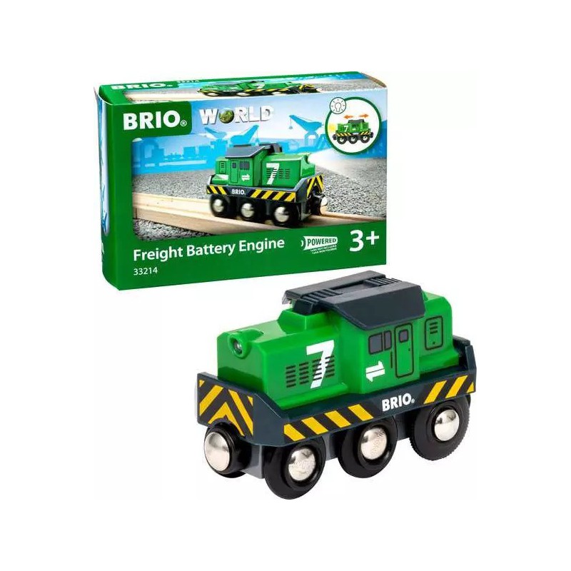 Brio - 33214 Locomotief voor goederentrein op batterijen