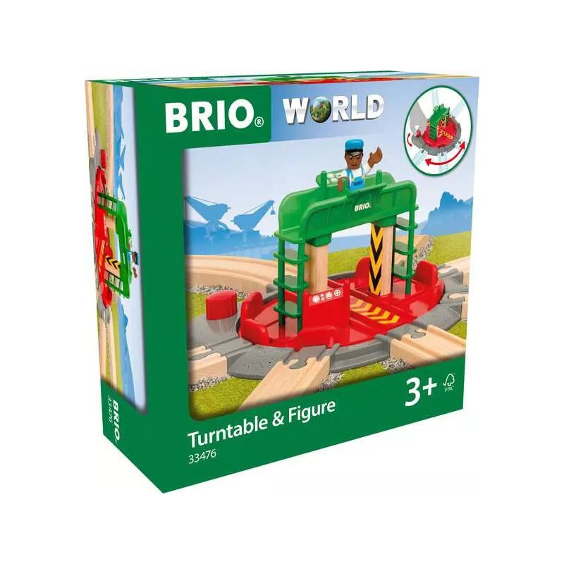 Brio - 33476 Draaitafel en figuurtje