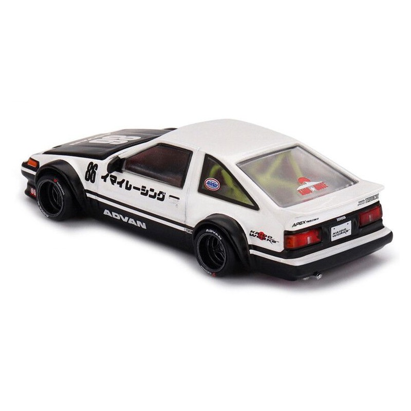 Toyota Sprinter Trueno (AE86) Kaido Works IMAI Racing V1 '83, Kaido House 1:64, Mini GT