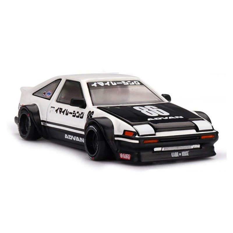 Toyota Sprinter Trueno (AE86) Kaido Works IMAI Racing V1 '83, Kaido House 1:64, Mini GT