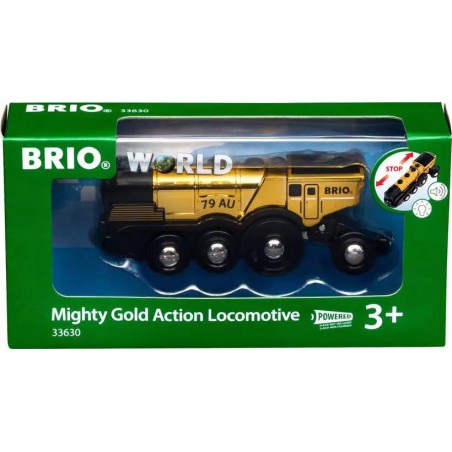 Brio - 33630 Mighty gold actie locomotief