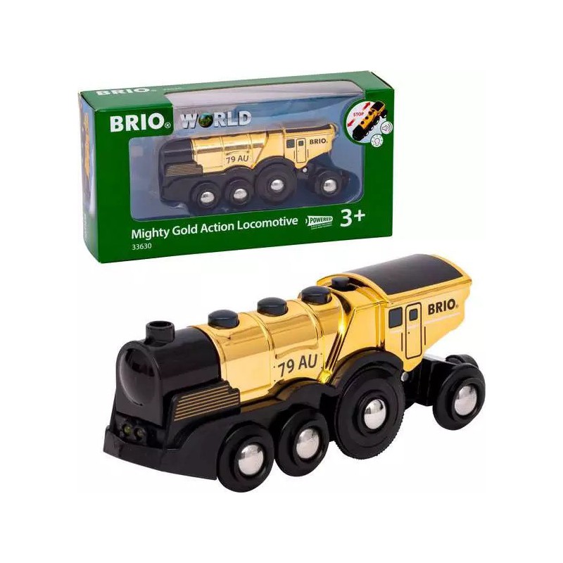 Brio - 33630 Mighty gold actie locomotief