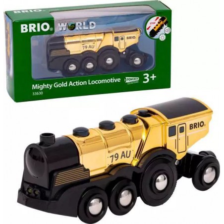 Brio - 33630 Mighty gold actie locomotief