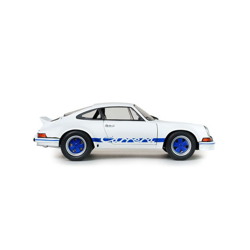 Porsche 911 RSR '73, wit + blauwe carrera strepen - 1:18 - Solido