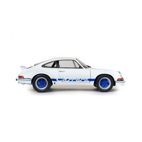 Porsche 911 RSR '73, wit + blauwe carrera strepen - 1:18 - Solido