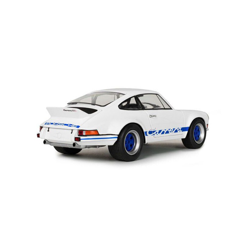 Porsche 911 RSR '73, wit + blauwe carrera strepen - 1:18 - Solido