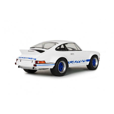 Porsche 911 RSR '73, wit + blauwe carrera strepen - 1:18 - Solido