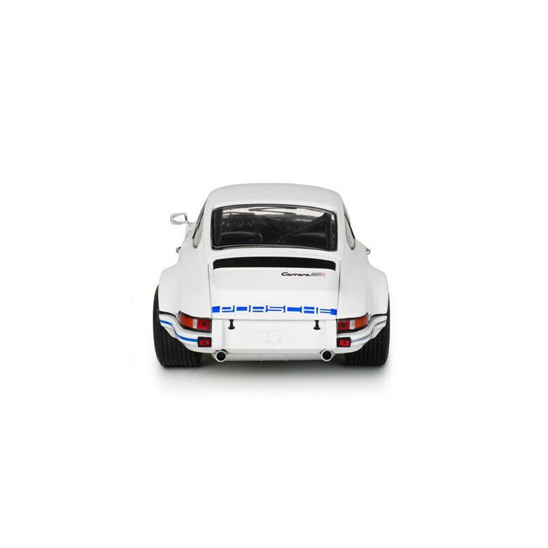 Porsche 911 RSR '73, wit + blauwe carrera strepen - 1:18 - Solido