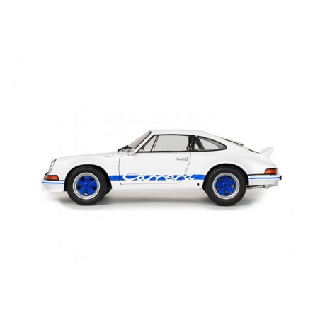 Porsche 911 RSR '73, wit + blauwe carrera strepen - 1:18 - Solido