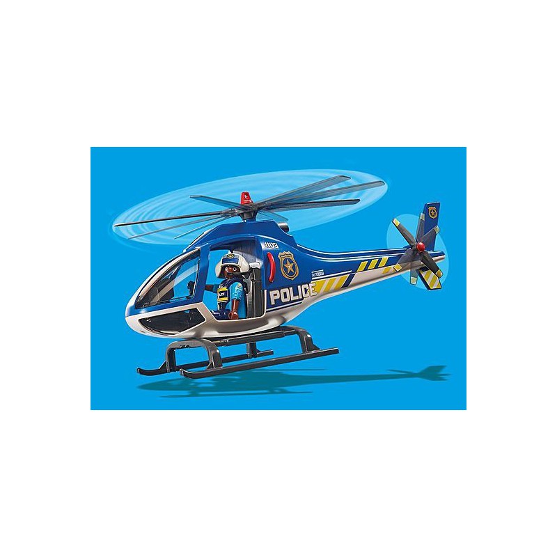 Playmobil City Action - Politiehelikopter: parachute-achtervolging, 70569