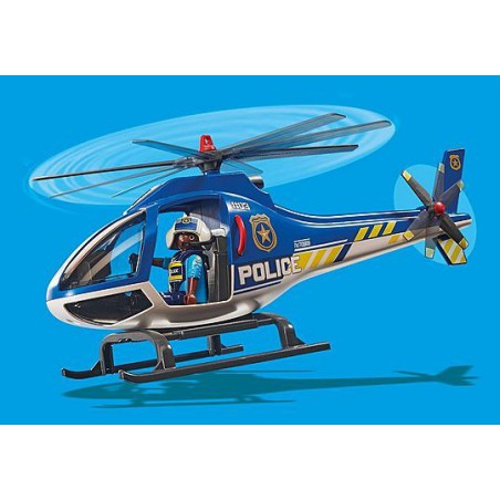 Playmobil City Action - Politiehelikopter: parachute-achtervolging, 70569