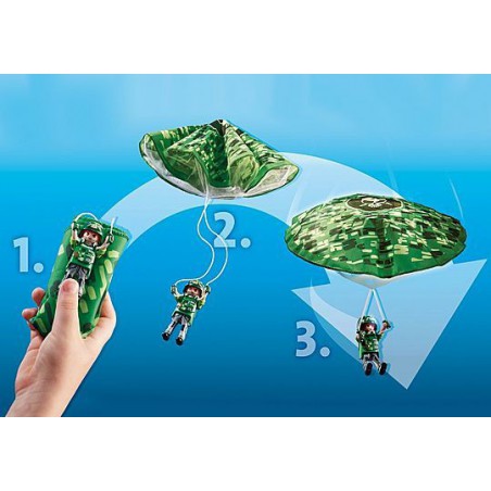 Playmobil City Action - Politiehelikopter: parachute-achtervolging, 70569