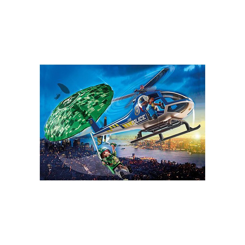Playmobil City Action - Politiehelikopter: parachute-achtervolging, 70569