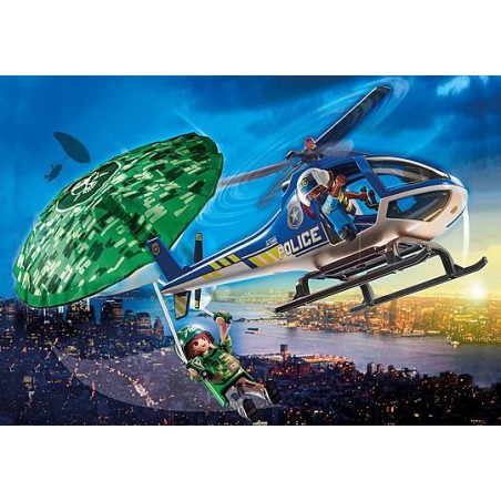 Playmobil City Action - Politiehelikopter: parachute-achtervolging, 70569
