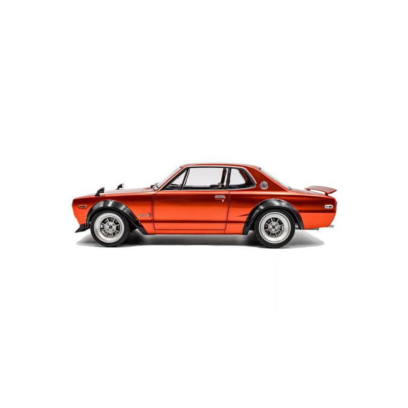 Nissan Skyline (C10) Hakosuka Solido Works '70, oranje - 1:18 - Solido