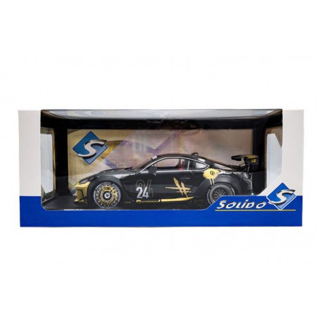 Toyota GR86 Liberty Walk body Kit '24, zwart/goud - 1:18 - Solido
