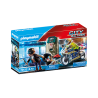 Playmobil City Action - Politiemotor: achtervolging van de geldrover, 70572