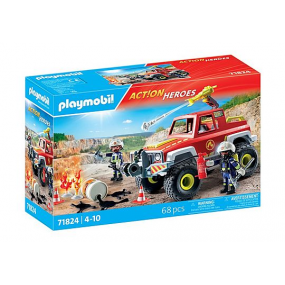 Playmobil City Action - Brandweerwagen, 71824