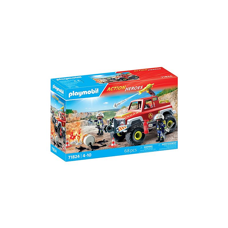 Playmobil City Action - Brandweerwagen, 71824
