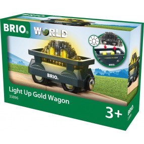 Brio - 33896 Lichtgevende goudwagon