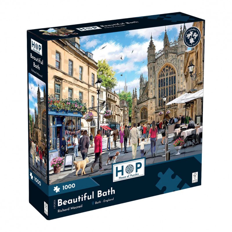 Beautiful bath, House of Puzzles 1000 stukjes