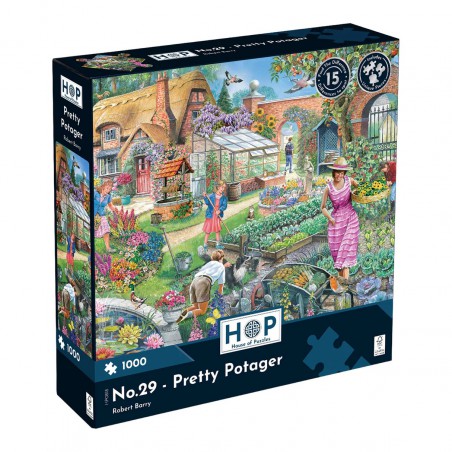 No. 29 Pretty Potager, House of Puzzles 1000 stukjes