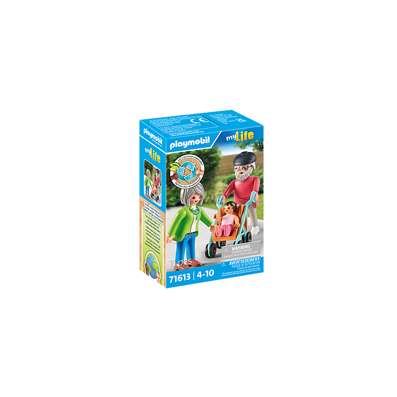 Playmobil My Life - Grootouders met baby, 71613