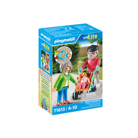Playmobil My Life - Grootouders met baby, 71613