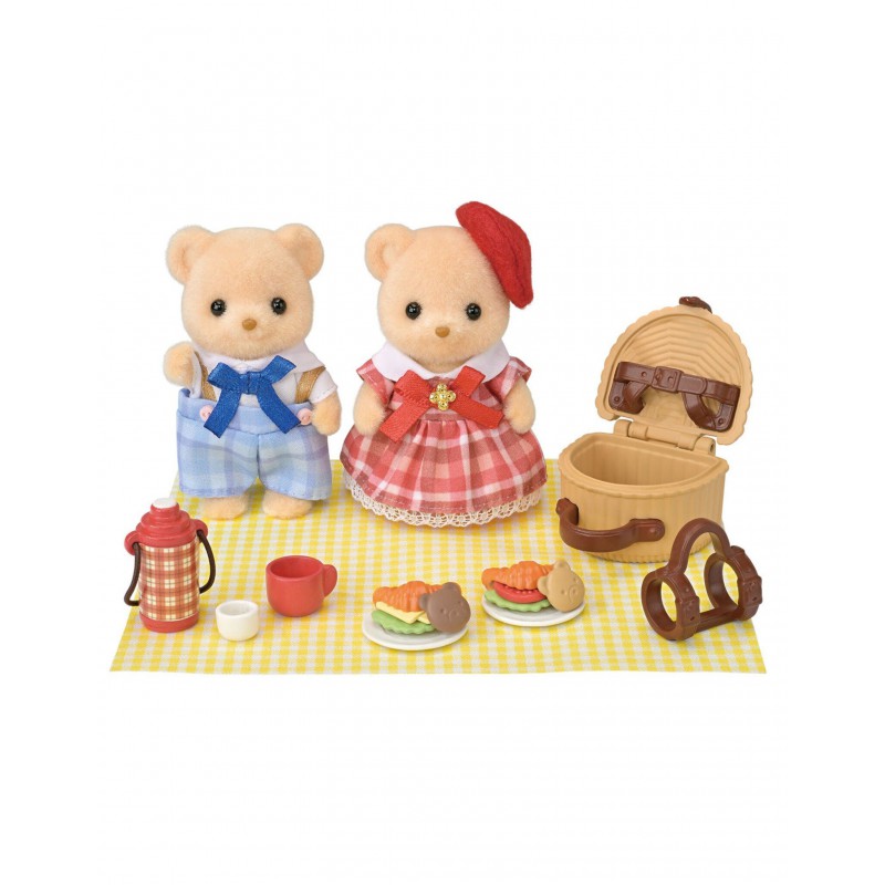 Sylvanian Families - Biscuit beer zus & broer-picknickset, 5852