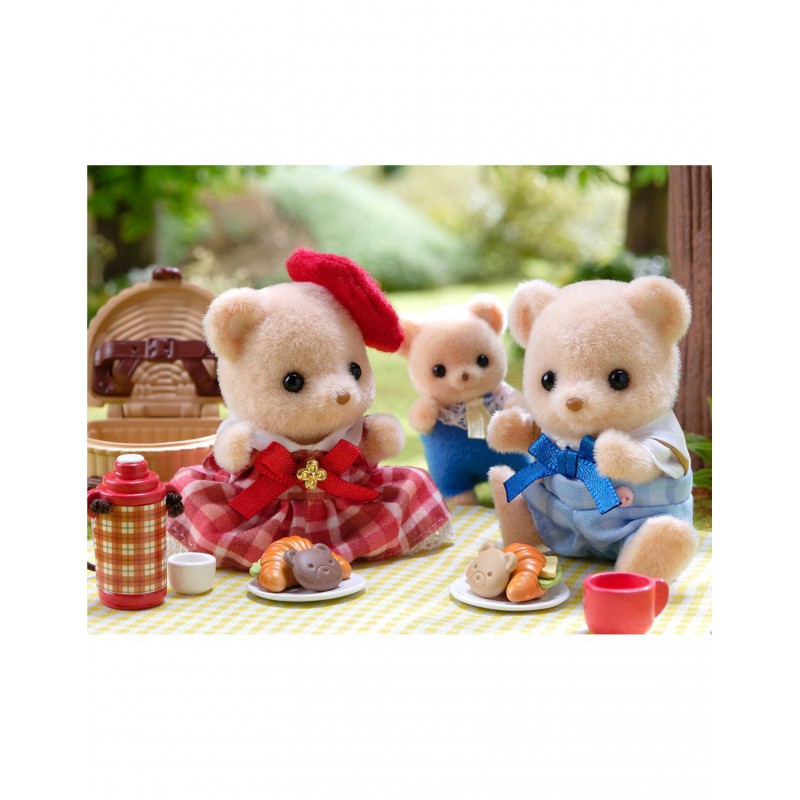 Sylvanian Families - Biscuit beer zus & broer-picknickset, 5852